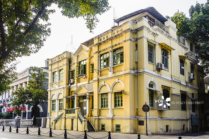 中国广东广州沙面建筑群图片素材