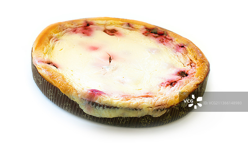 食品、白色背景上的苹果派特写图片素材