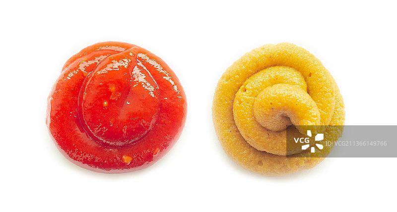 食物，白色背景上的食物特写图片素材