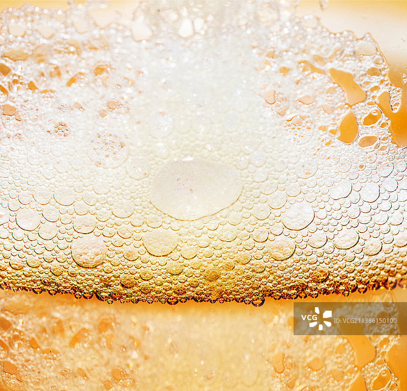泡沫啤酒特写图片素材