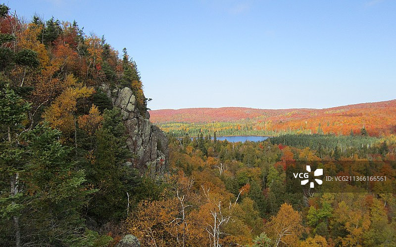 奥伯格的秋季森林美景图片素材