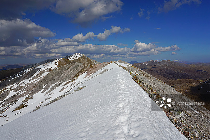 英国斯潘布里奇格雷科里斯雪山风光图片素材