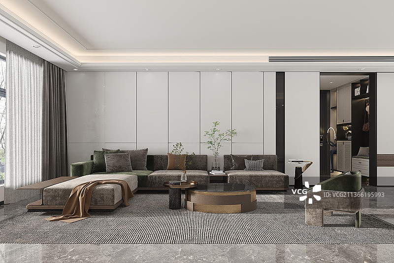 样板间，室内，家居，北欧风格，客厅图片素材