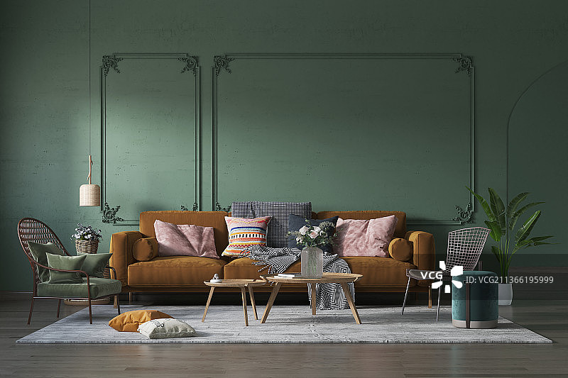 样板间，室内，家居，北欧风格，客厅图片素材