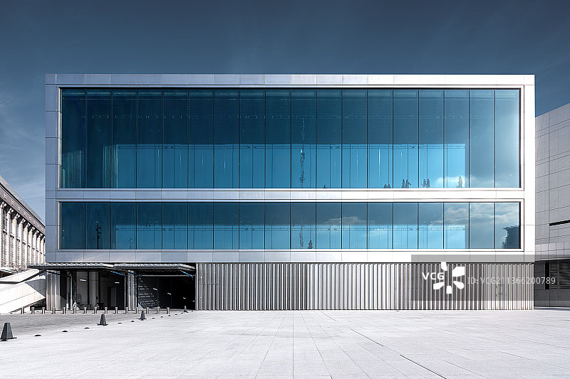 上海浦东美术馆正面图片素材