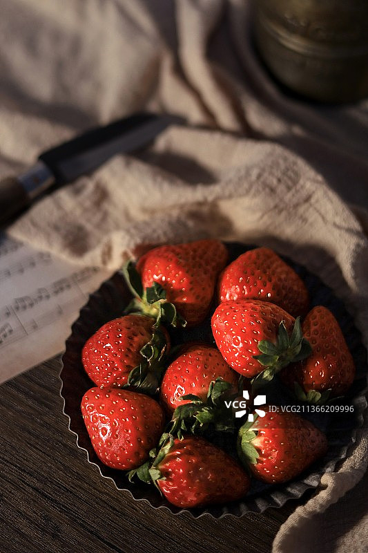 草莓美食静物图片素材