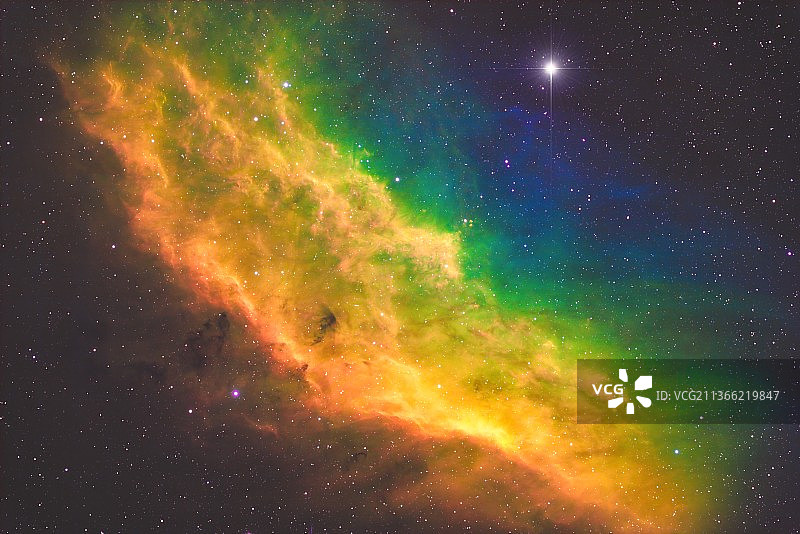 NGC 1499加州星云图片素材