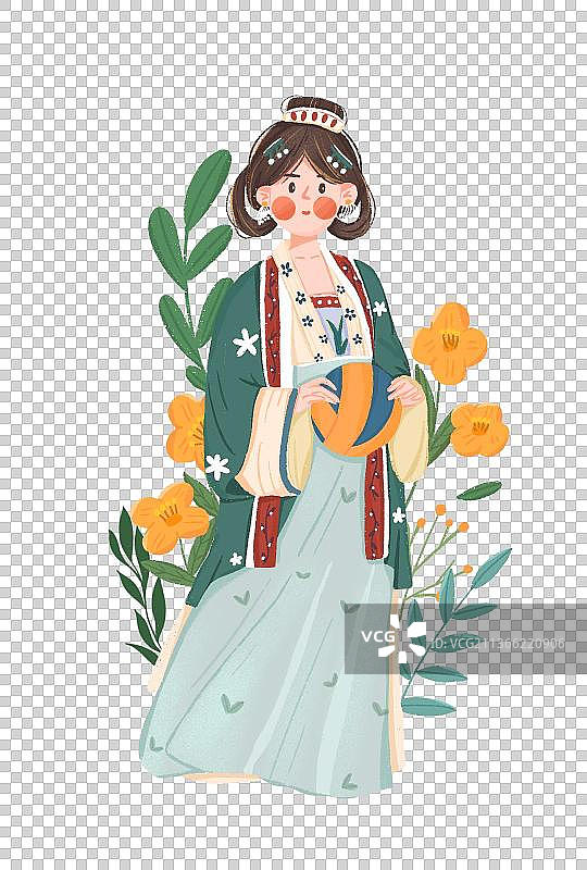 汉服与运动图片素材