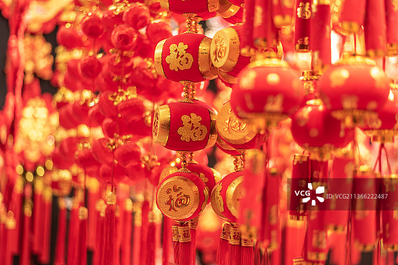 中国新年春节装饰挂饰图片素材