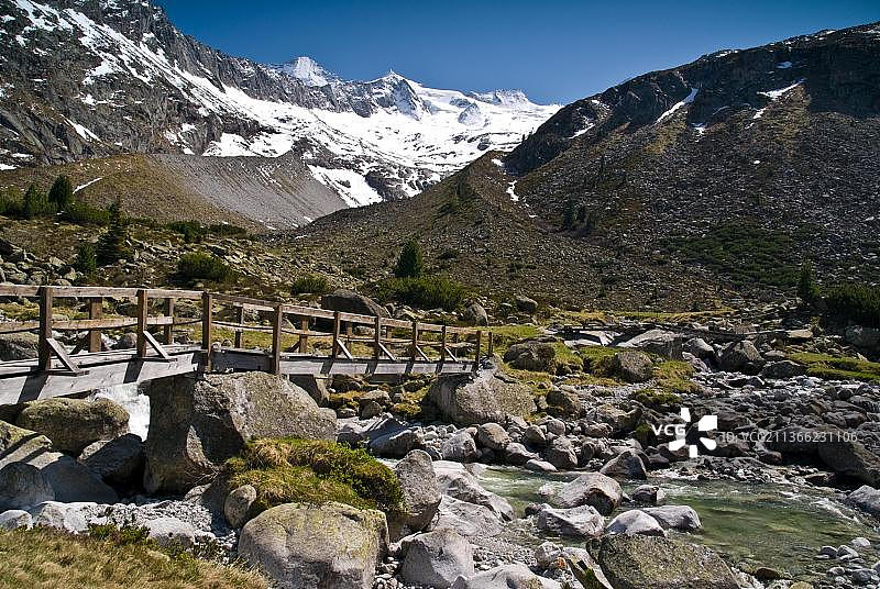 奥地利齐勒河谷泽姆格伦德图片素材