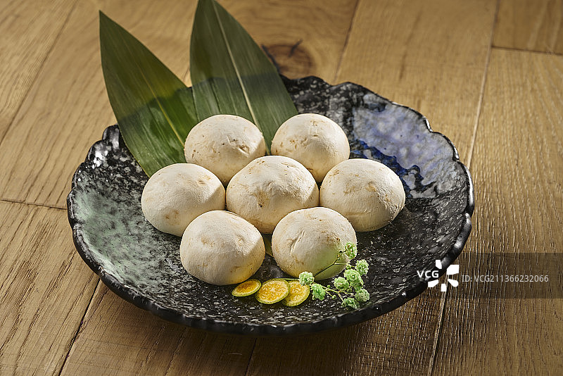 日本料理口蘑图片素材