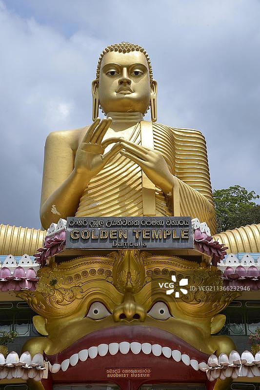 佛像，丹布勒金寺，斯里兰卡，亚洲图片素材