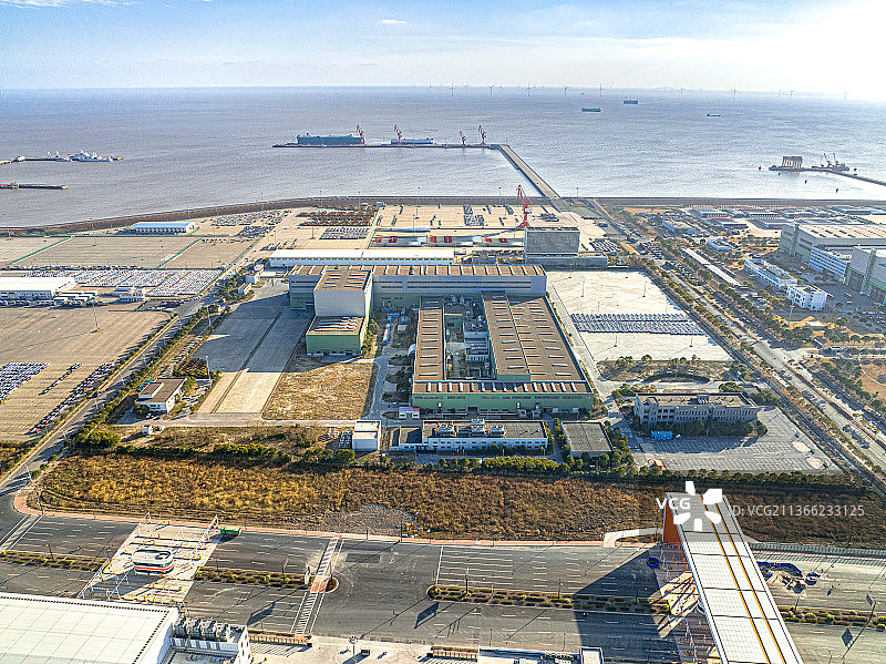 特殊综合保税区标准厂房·上海南港仓库·上海电气阿尔斯通临港变压器有限公司厂房图片素材