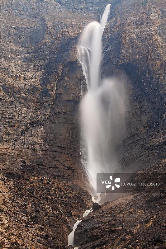 加拿大不列颠哥伦比亚省优鹤国家公园塔卡卡瀑布图片素材