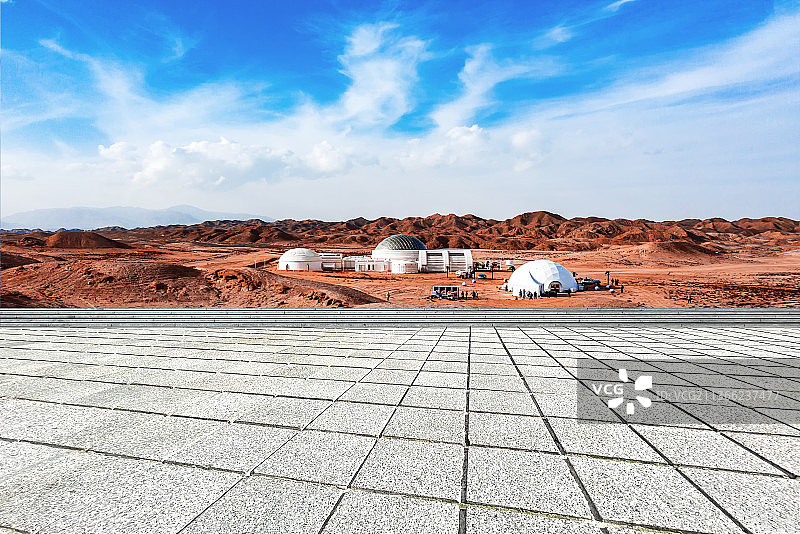 甘肃省金昌市火星基地图片素材