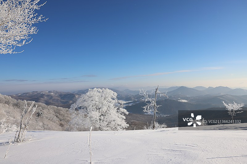 高山雪韵图片素材