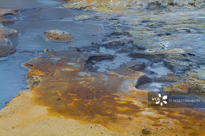 克里苏维克地热区，黄金圈，冰岛，欧洲图片素材