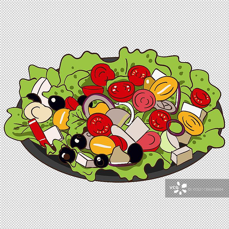 沙拉图片素材