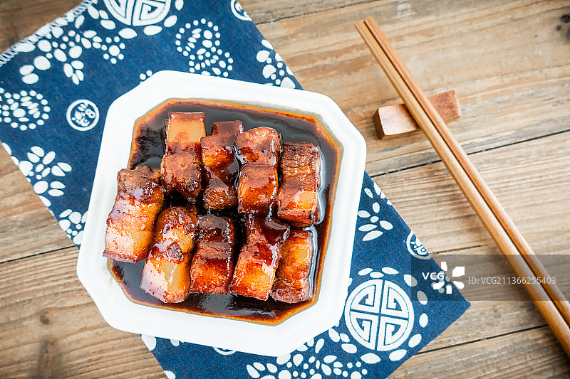 家常菜红烧肉图片素材