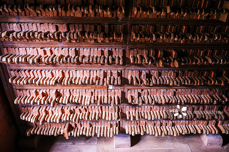 四川甘孜德格印经院图片素材