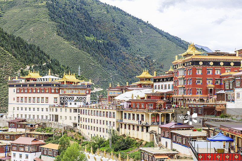 四川甘孜白玉县白玉寺图片素材