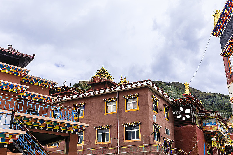 四川甘孜白玉县白玉寺图片素材
