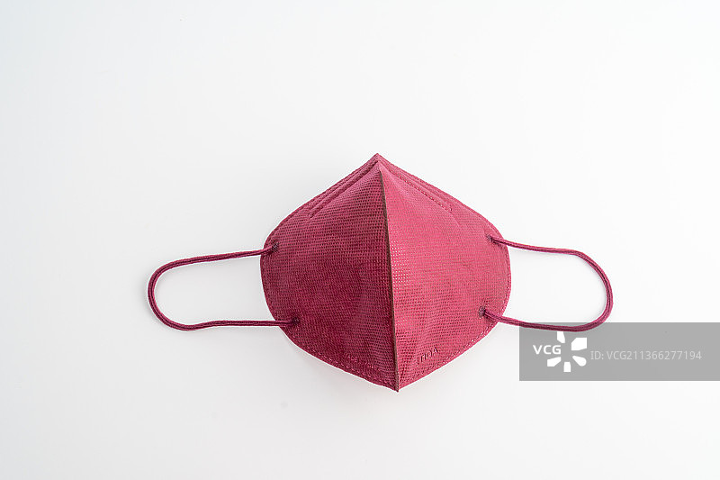 白色背景的kf94，n95口罩，图片素材