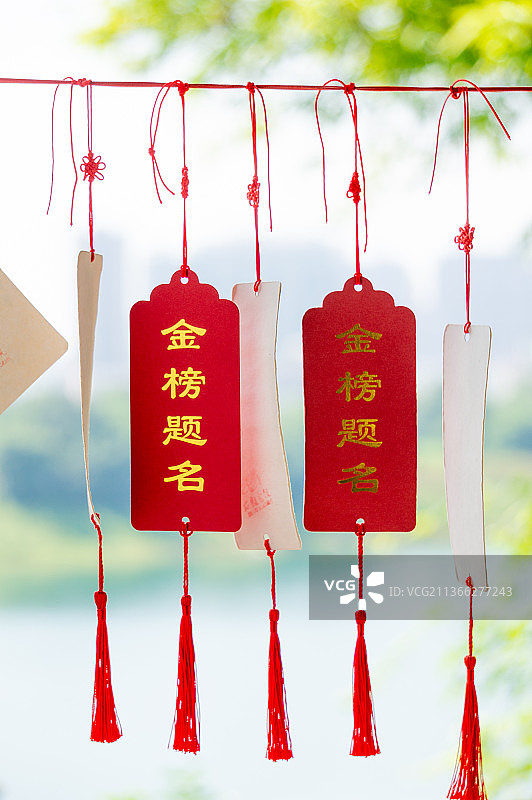 寺庙许愿标签图片素材