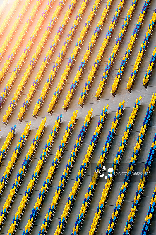 四川成都大运会场地-凤凰山体育公园内场图片素材