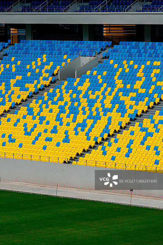 四川成都大运会场地-凤凰山体育公园内场图片素材