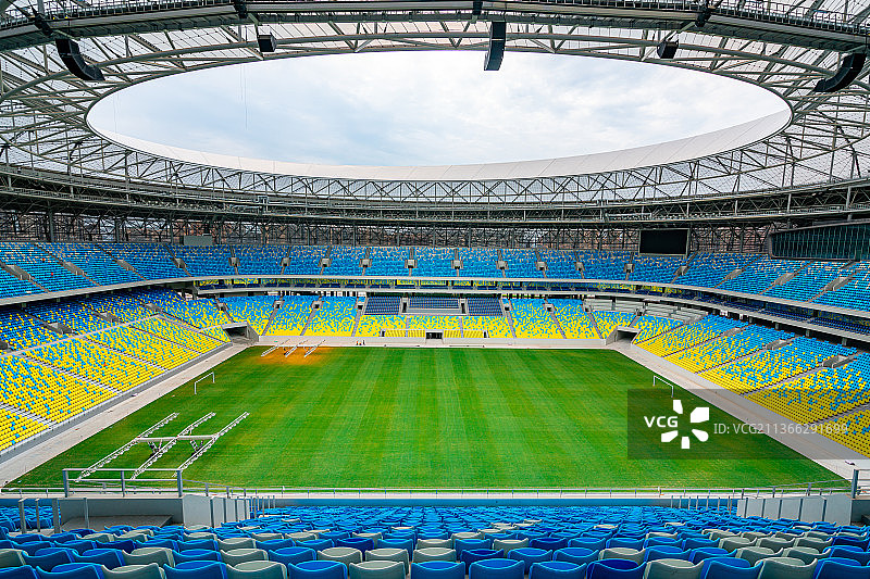 四川成都大运会场地-凤凰山体育公园内场图片素材