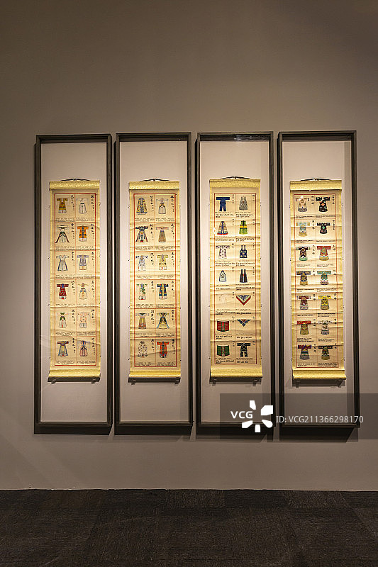中国国家博物馆——梅兰芳艺术人生展：《梅兰芳访美图谱》（复制品；梅兰芳纪念馆藏）图片素材