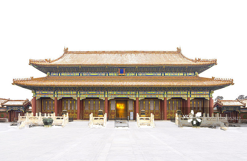 故宫 紫禁城 午门 太和门 太和殿 中和殿 保和殿 乾清门 乾清宫 交泰殿 坤宁宫 御花园 储秀宫图片素材