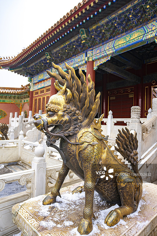 故宫 紫禁城 午门 太和门 太和殿 中和殿 保和殿 乾清门 乾清宫 交泰殿 坤宁宫 御花园 储秀宫图片素材