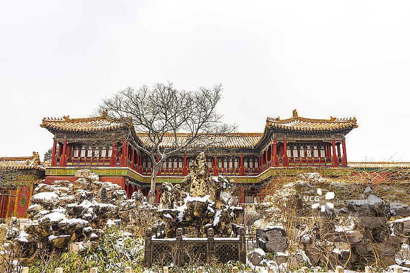 故宫 紫禁城 午门 太和门 太和殿 中和殿 保和殿 乾清门 乾清宫 交泰殿 坤宁宫 御花园 储秀宫图片素材