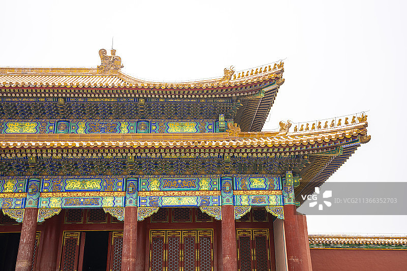 故宫 紫禁城 午门 太和门 太和殿 中和殿 保和殿 乾清门 乾清宫 交泰殿 坤宁宫 御花园 储秀宫图片素材