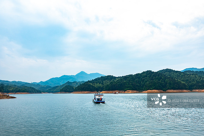 湖南衡山九观桥水库图片素材