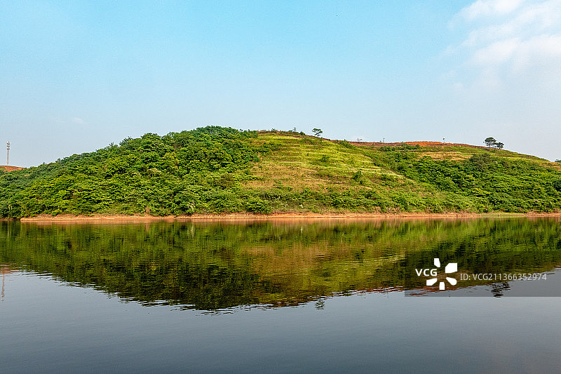 湖南衡山九观桥水库图片素材