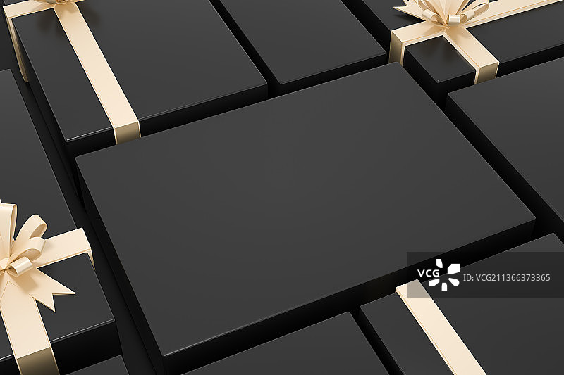 3D渲染抽象礼物盒图片素材