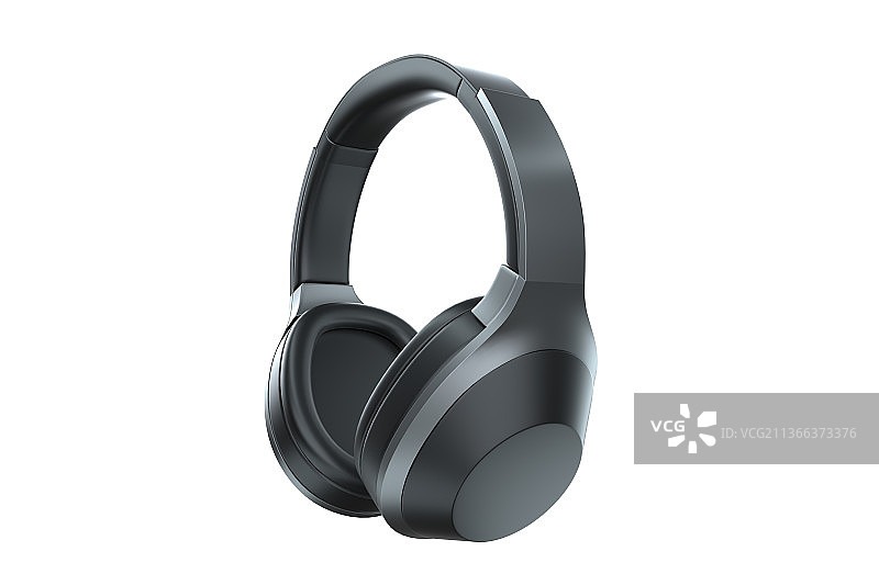 3D渲染头戴式耳机图片素材