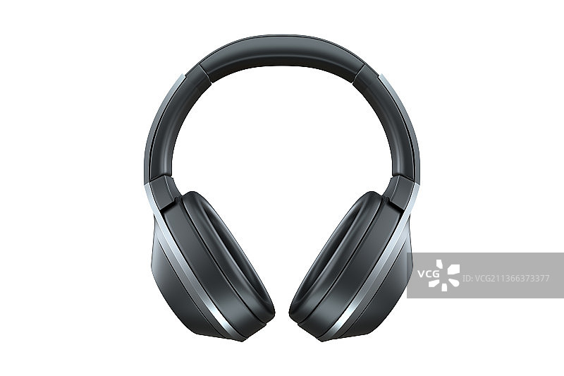 3D渲染头戴式耳机图片素材