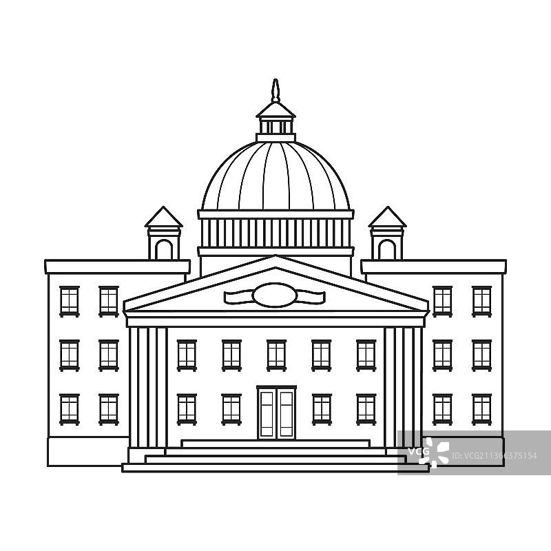 政府机构图标建筑图片素材