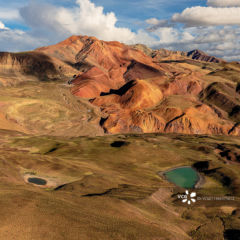 中国西藏阿里普兰县达板垭口彩山21图片素材