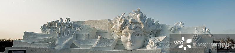 大型雪雕图片素材