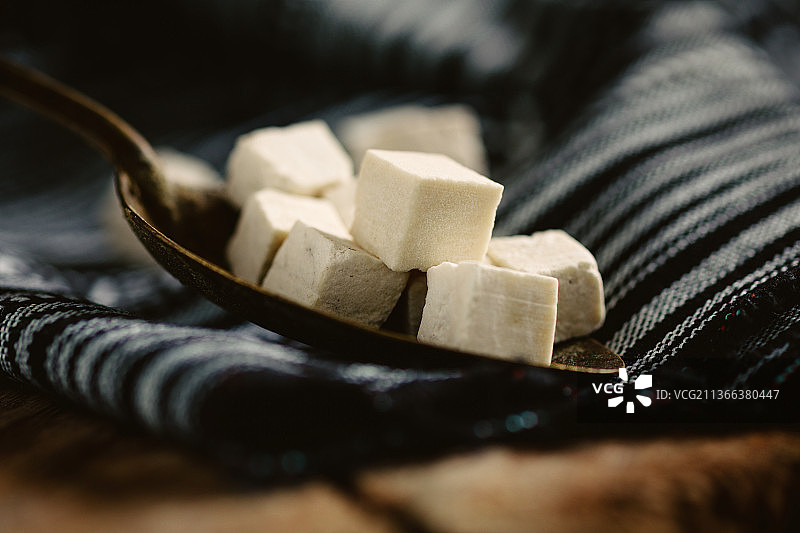 中草药茯苓块图片素材