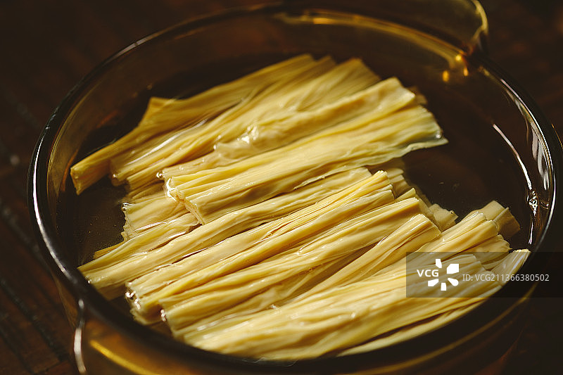 清水中的腐竹图片素材