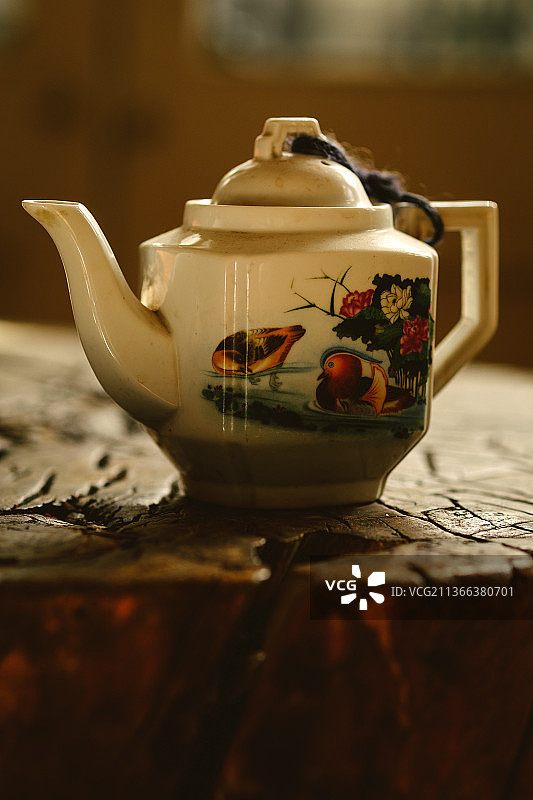 传统老物件茶壶图片素材