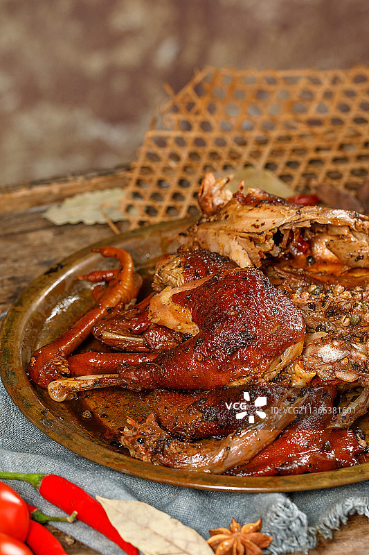 麻椒烤鸡图片素材