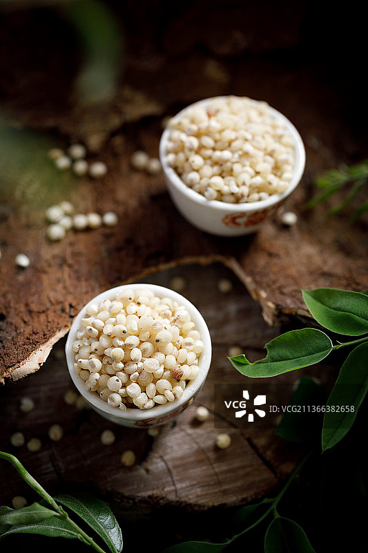 白高粱米图片素材