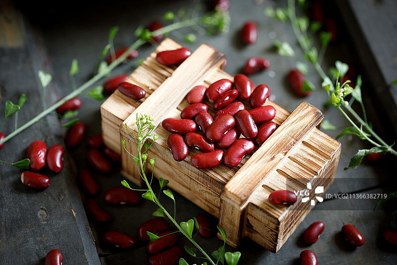 营养丰富的红腰豆图片素材